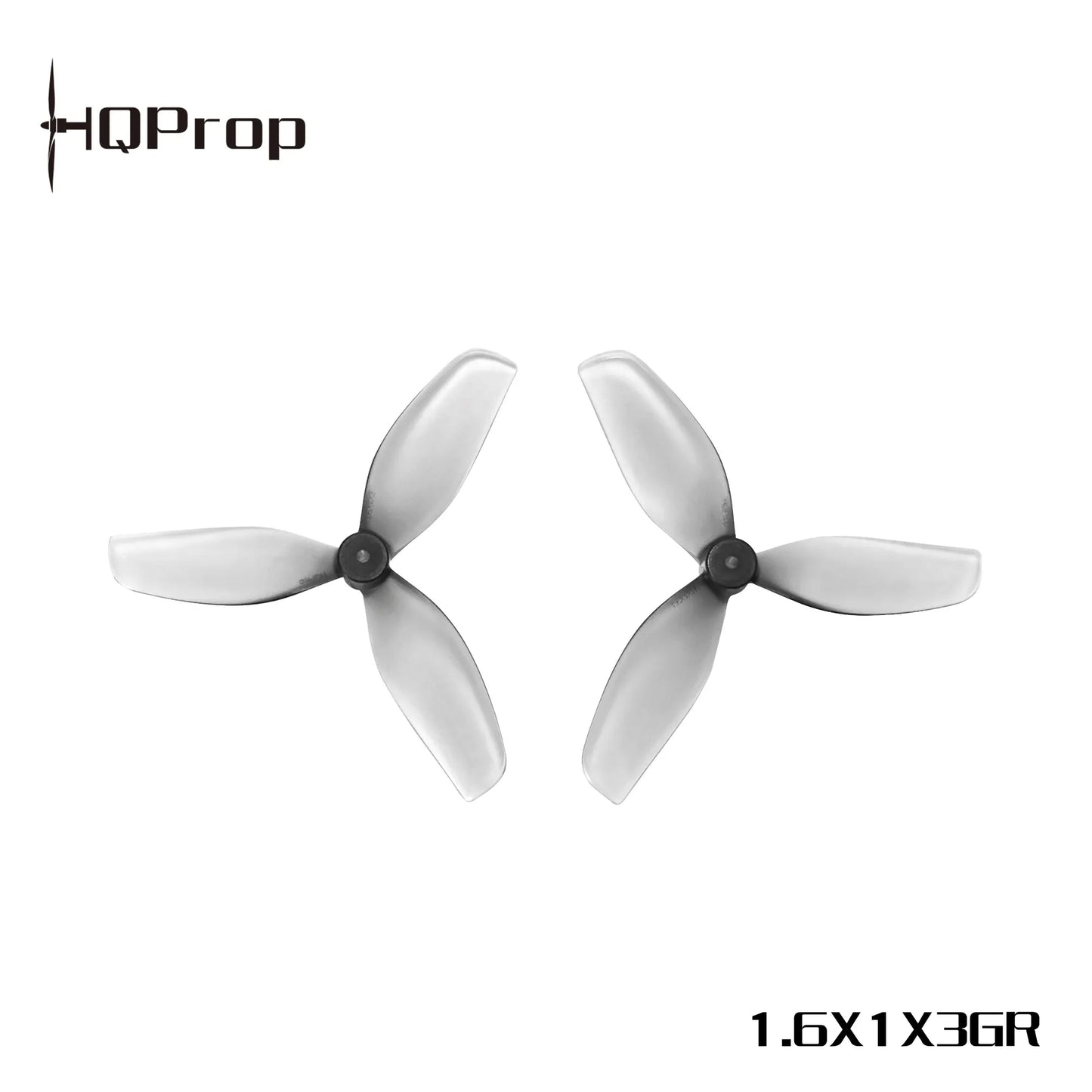 HQ Ultralight Whoop Prop 1.6X1X3(40MM) Grey (2CW+2CCW)-Poly Carbonate-1MM Shaft