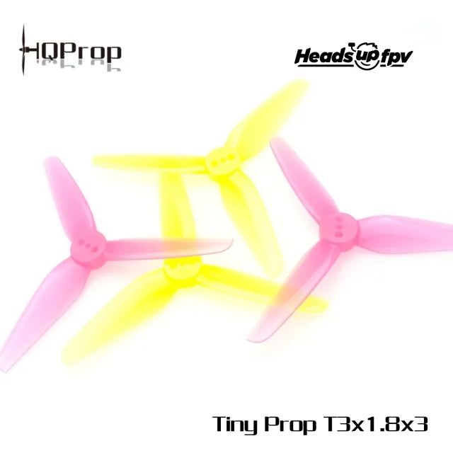 HQProp T3X1.8X3 3" Tri-Blade T-Mount Prop – Official Tiny Trainer Spec Prop (2CW+2CCW)