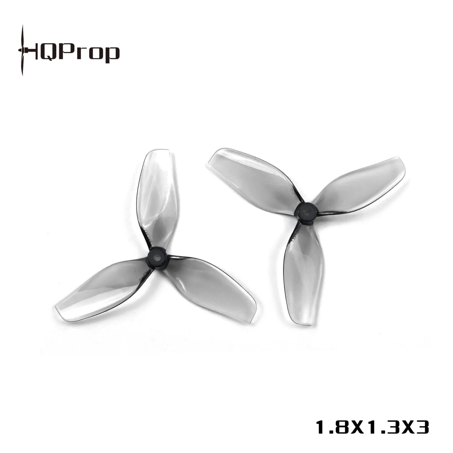 HQ Ultralight Whoop Prop 1.8X1.3X3(45MM) Grey (2CW+2CCW)-Poly Carbonate-1.5MM Shaft
