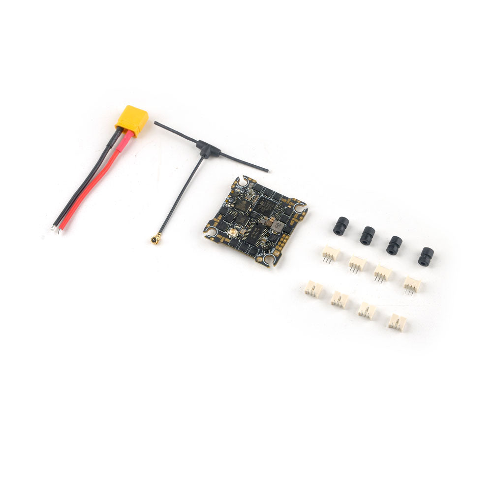 Happymodel CrazyF411 ELRS 4 in 1 AIO Flight Controller – 20A 2–4S with Built-in ELRS