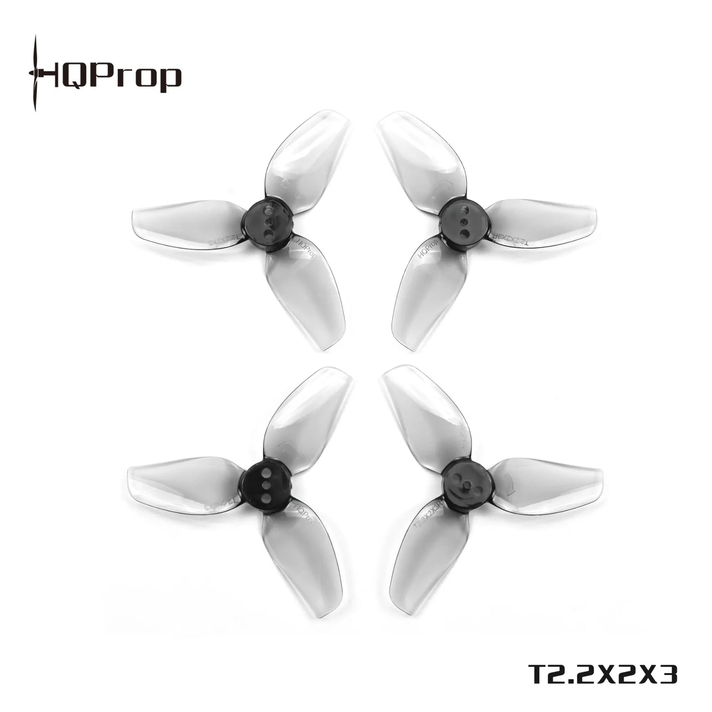 HQProp T2.2X2X3 Grey (2CW+2CCW)-Poly Carbonate