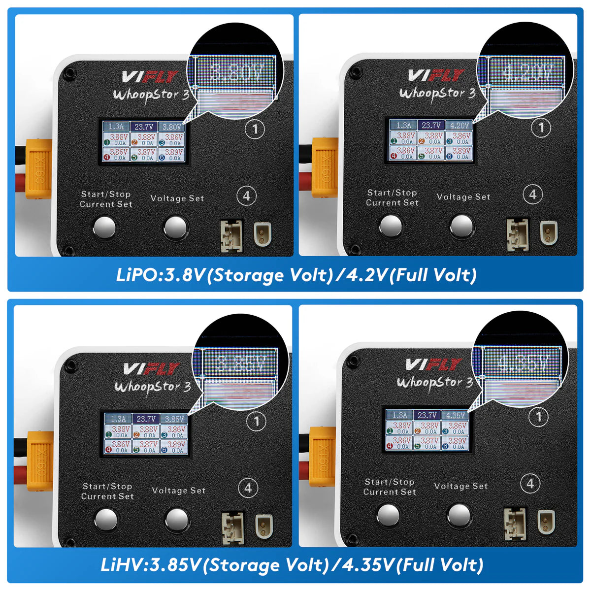 VIFLY WhoopStor 3 – 1S LiPo Storage Charger & Discharger