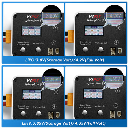 VIFLY WhoopStor 3 – 1S LiPo Storage Charger & Discharger