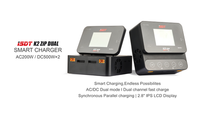 ISDT K2 ZIP Dual Channel Smart Charger