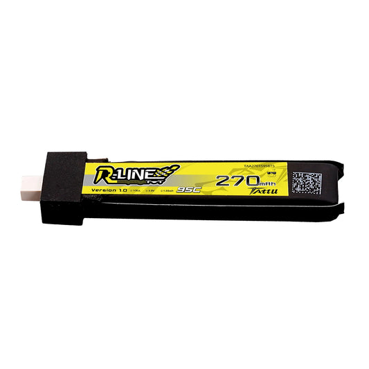 Tattu 270mAh 1S HV 95C LiPo Battery – BT2.0 (5-Pack)