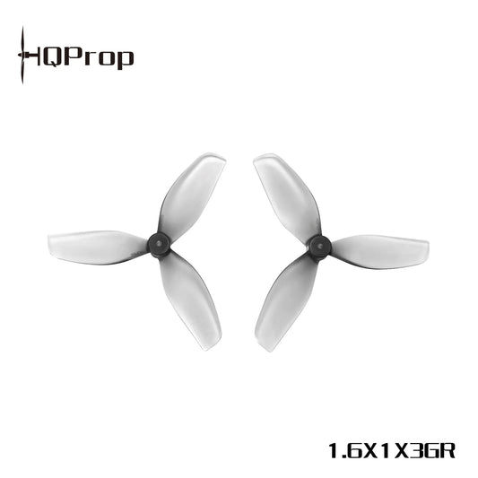 HQ Ultralight Whoop Prop 1.6X1X3(40MM) Grey (2CW+2CCW)-Poly Carbonate-1MM Shaft
