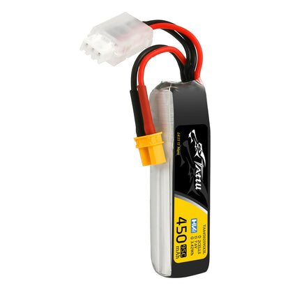 Tattu 2S 450mAh 95C 7.6V HV LiPo Battery (XT30) – For Mobula7 04 HD