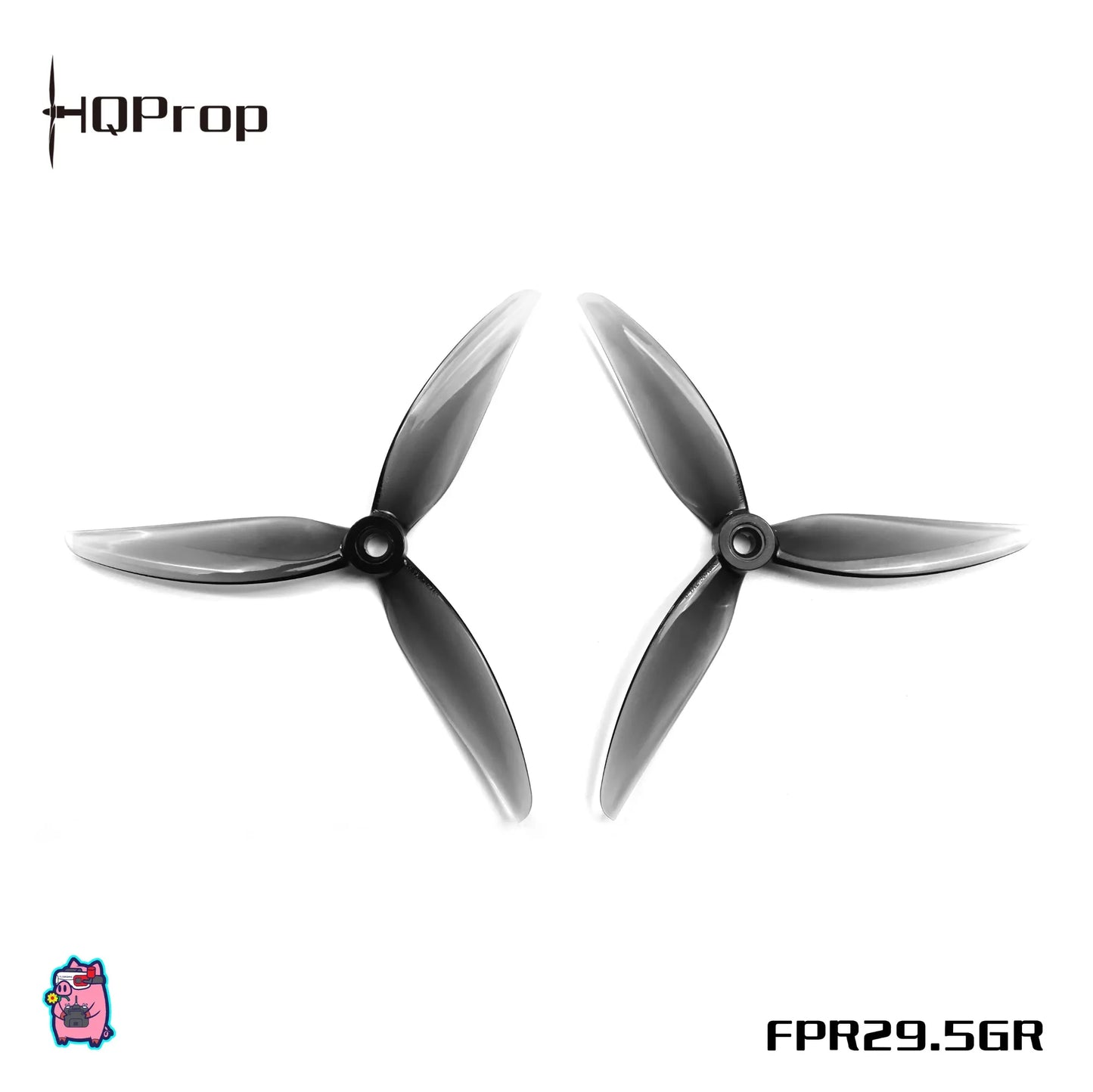 HQProp FlowerPig R29.5 5.1" Tri-Blade Prop – (2CW+2CCW) Polycarbonate