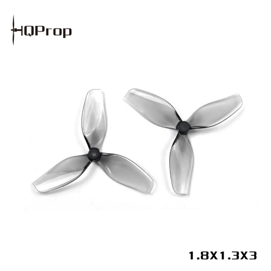 HQ Ultralight Whoop Prop 1.8X1.3X3(45MM) Grey (2CW+2CCW)-Poly Carbonate-1.5MM Shaft