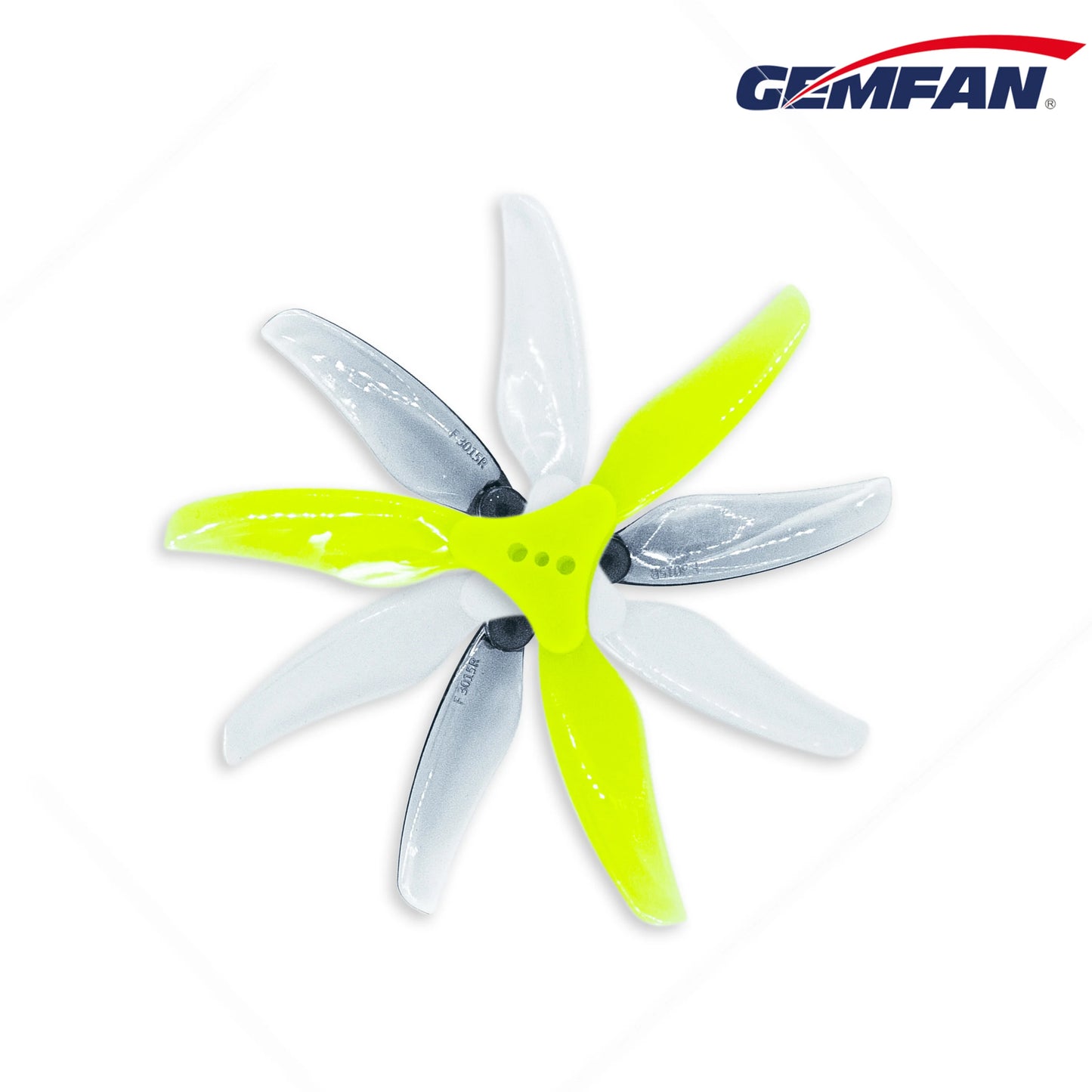Gemfan F3015 Floppy Proppy 3" Tri-Blade Prop (2CW+2CCW) Grey