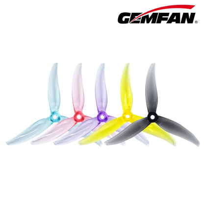 Gemfan 5129.2-3 MinJae 5" Tri-Blade Race Prop (2CW+2CCW)