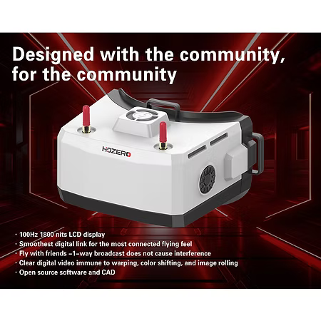HDZero BoxPro+ FPV Goggles – Dual Digital & Analog, WiFi Streaming + ELRS Integration