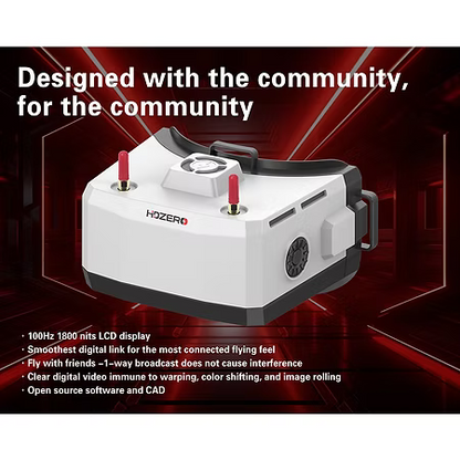 HDZero BoxPro+ FPV Goggles – Dual Digital & Analog, WiFi Streaming + ELRS Integration