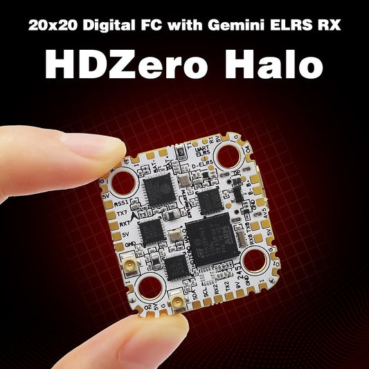 HDZero Halo Mini Flight Controller – H7 with Integrated Gemini ELRS