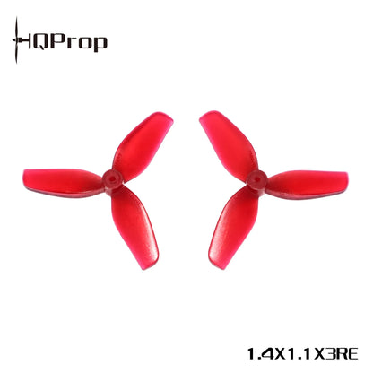HQ Ultralight Whoop Prop 1.4X1.1X3 (35MM) 1MM Shaft (2CW+2CCW)-PC