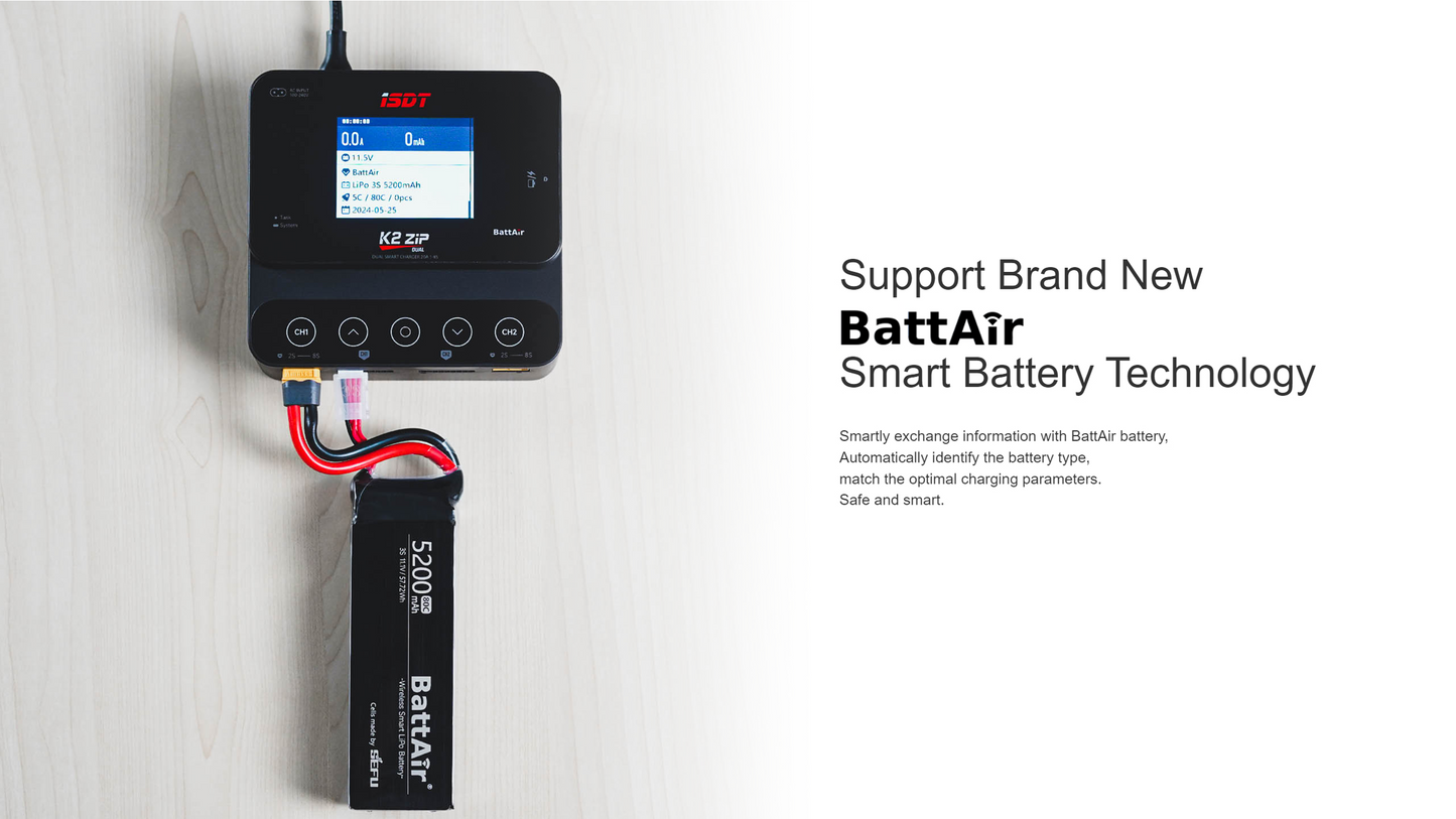 ISDT K2 ZIP Dual Channel Smart Charger
