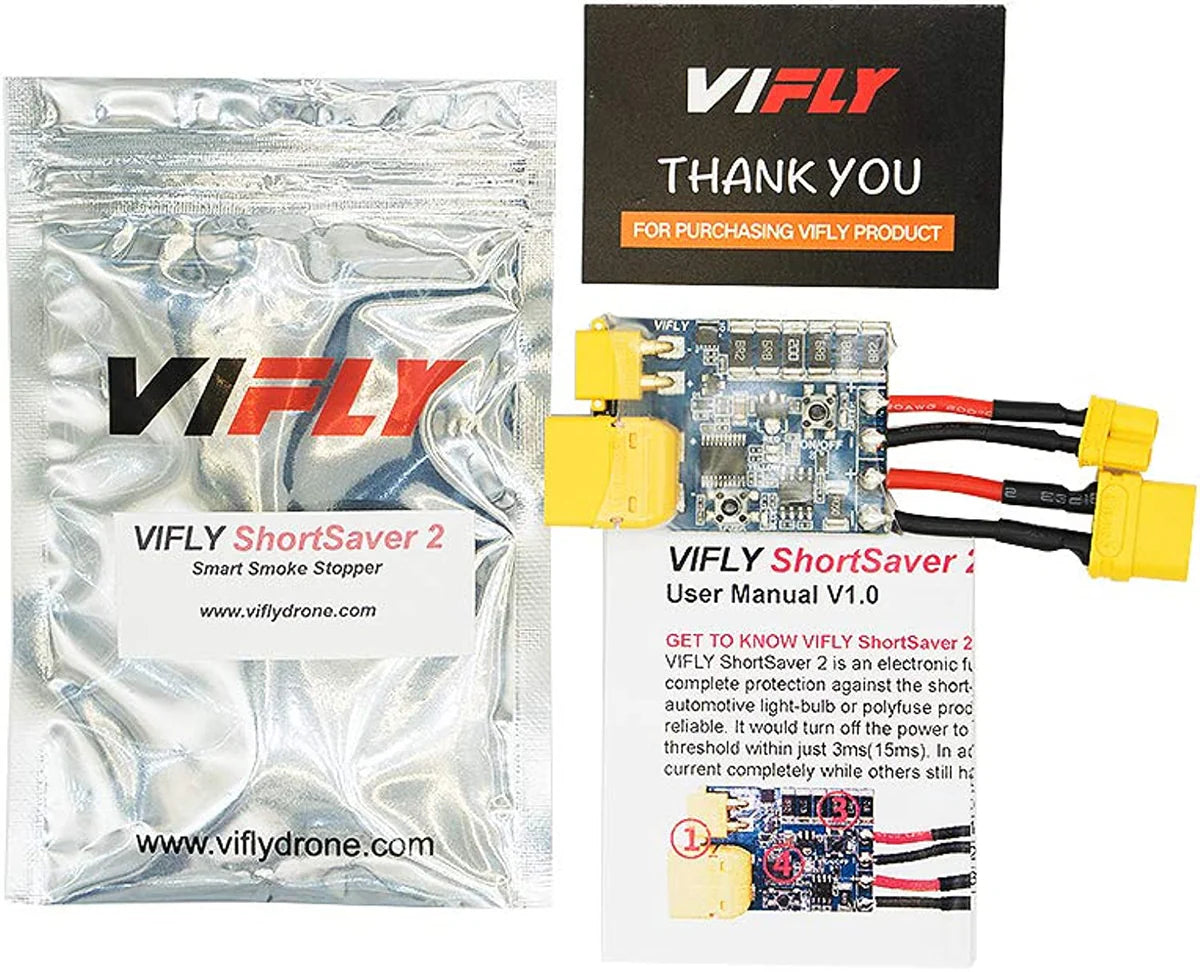 VIFLY ShortSaver V2 – Smart Smoke Stopper (XT30 & XT60)
