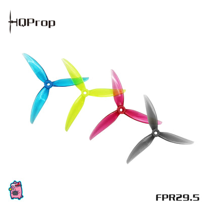 HQProp FlowerPig R29.5 5.1" Tri-Blade Prop – (2CW+2CCW) Polycarbonate