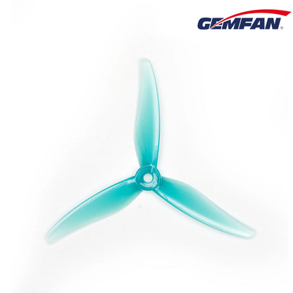 Gemfan Hurricane 51466 V2 5" Tri-Blade Race Prop (2CW+2CCW) Polycarbonate