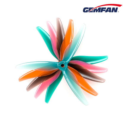Gemfan Hurricane 51466 V2 5" Tri-Blade Race Prop (2CW+2CCW) Polycarbonate