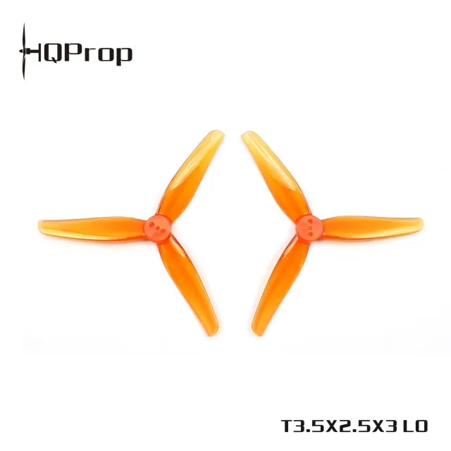 HQProp T3.5X2.5X3 3.5" Tri-Blade T-Mount Prop – (2CW+2CCW) Polycarbonate (1.5mm)