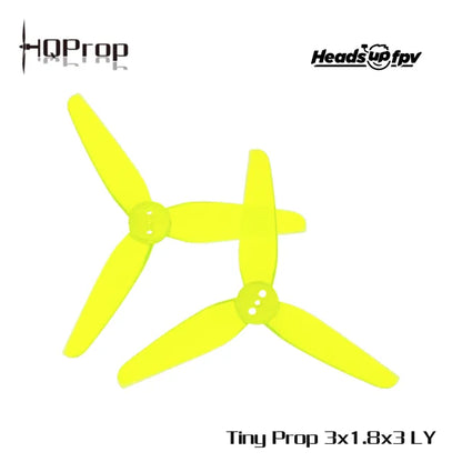 HQProp T3X1.8X3 3" Tri-Blade T-Mount Prop – Official Tiny Trainer Spec Prop (2CW+2CCW)