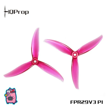 HQProp FlowerPig R29V3 5.1" Tri-Blade Race Prop – (2CW+2CCW) Polycarbonate